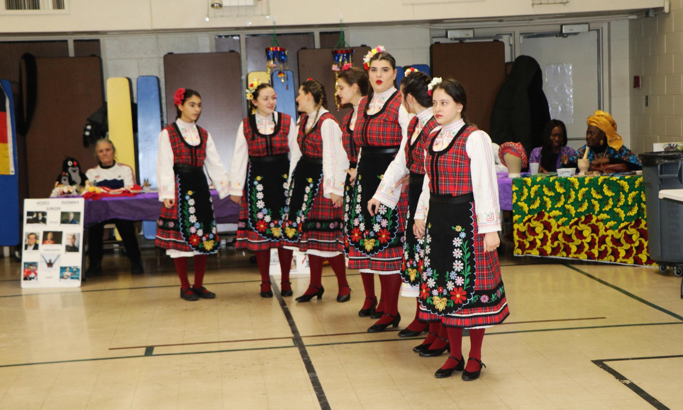 At the inaugural Multicultural Festival at the Waterford Montessori Academy